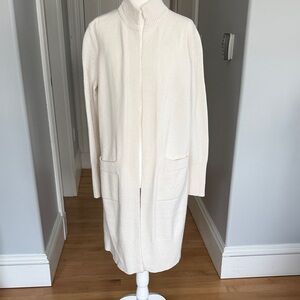 Athleta Ivory Knit Cardigan